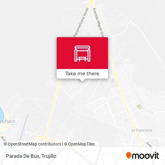 Mapa de Parada De Bus