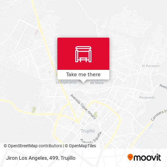 Jiron Los Angeles, 499 map