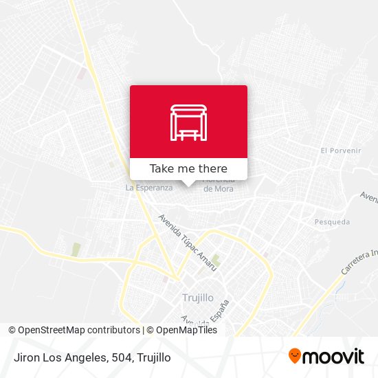 Jiron Los Angeles, 504 map