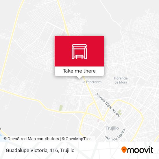 Guadalupe Victoria, 416 map