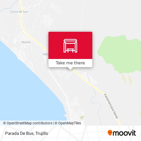 Mapa de Parada De Bus