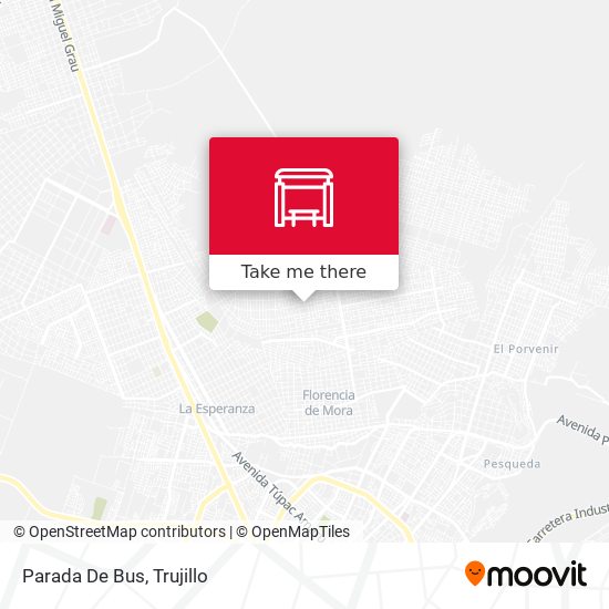 Mapa de Parada De Bus