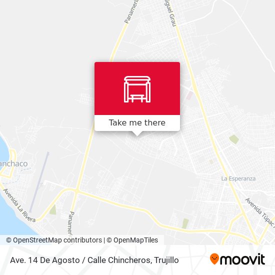 Mapa de Ave. 14 De Agosto / Calle Chincheros