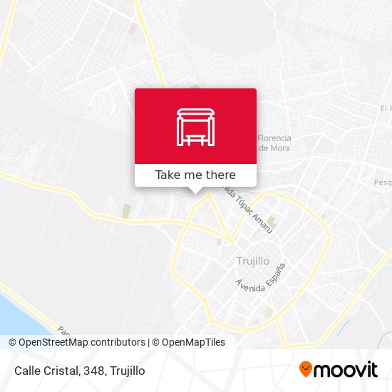 Mapa de Calle Cristal, 348