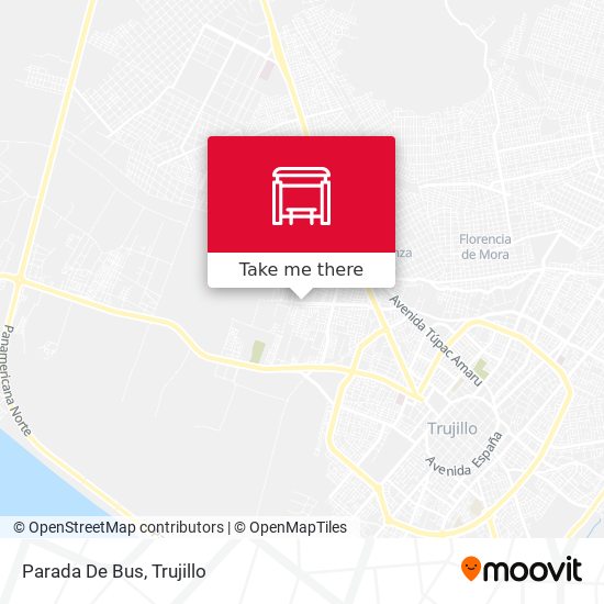 Mapa de Parada De Bus