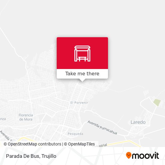 Mapa de Parada De Bus