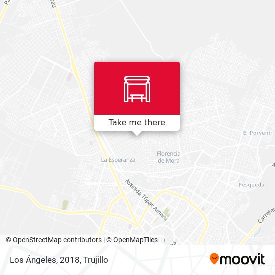 Los Ángeles, 2018 map
