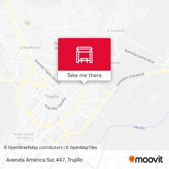 Mapa de Avenida América Sur, 447