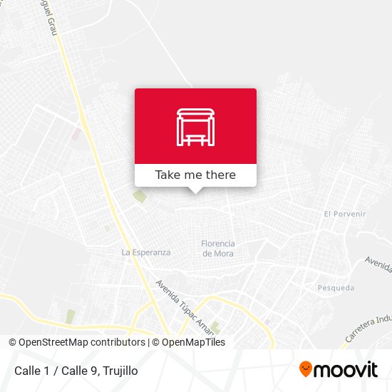 Calle 1 / Calle 9 map