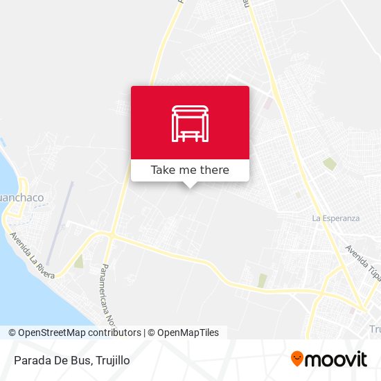 Mapa de Parada De Bus