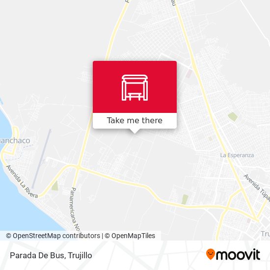 Mapa de Parada De Bus