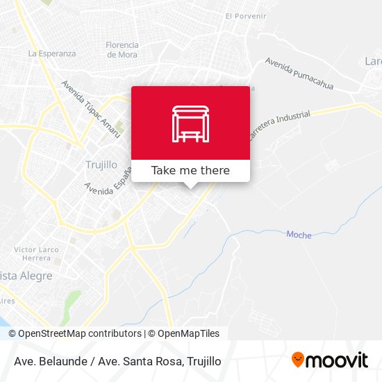 Ave. Belaunde / Ave. Santa Rosa map