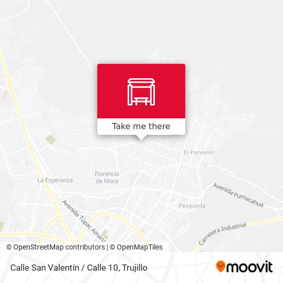 Calle San Valentín / Calle 10 map