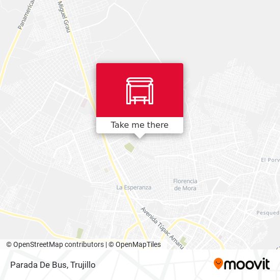 Mapa de Parada De Bus