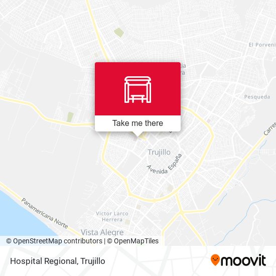 Hospital Regional map