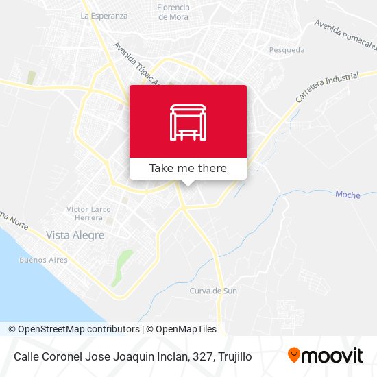 Calle Coronel Jose Joaquin Inclan, 327 map