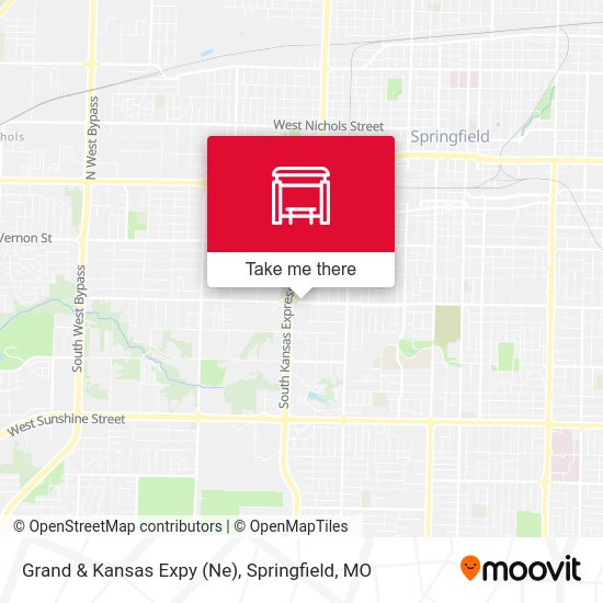Mapa de Grand & Kansas Expy (Ne)