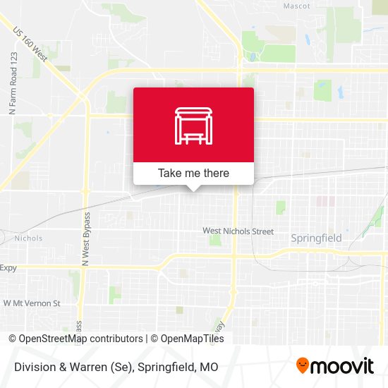 Division & Warren (Se) map