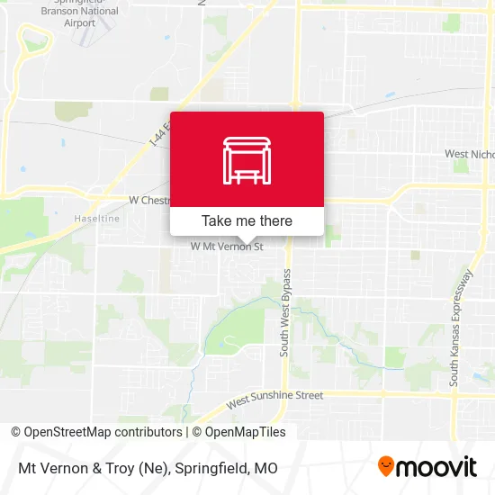 Mapa de Mt Vernon & Troy (Ne)
