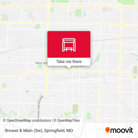 Brower & Main (Sw) map