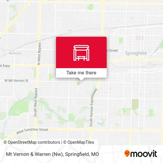 Mapa de Mt Vernon & Warren (Nw)