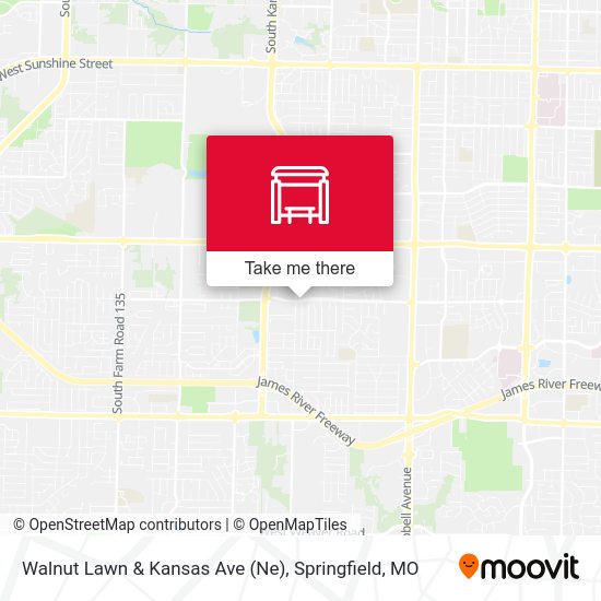 Walnut Lawn & Kansas Ave (Ne) map