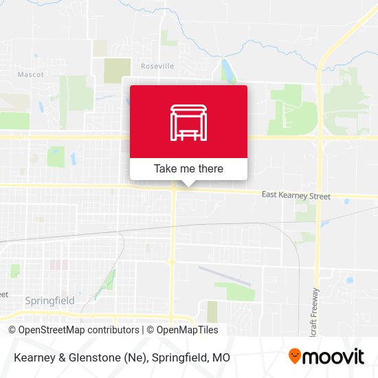 Mapa de Kearney & Glenstone (Ne)