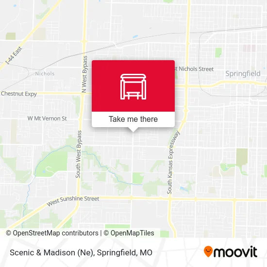 Mapa de Scenic & Madison (Ne)