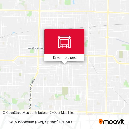 Mapa de Olive & Boonville (Sw)