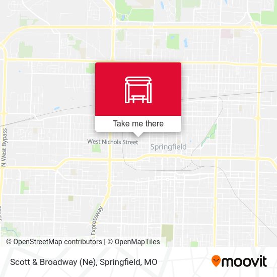Mapa de Scott & Broadway (Ne)