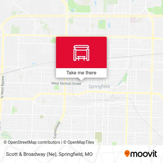 Mapa de Scott & Broadway (Ne)
