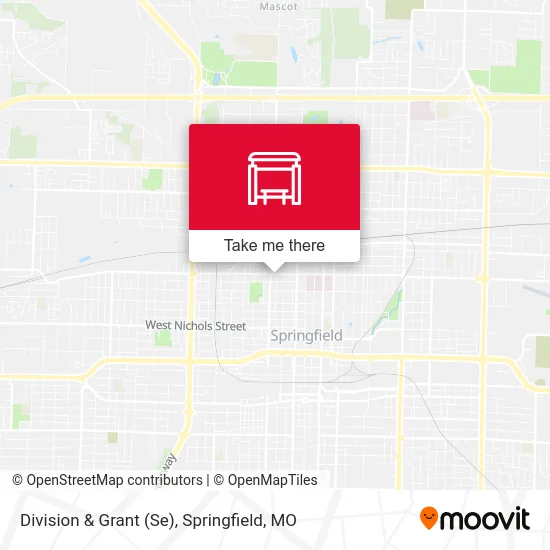 Mapa de Division & Grant (Se)