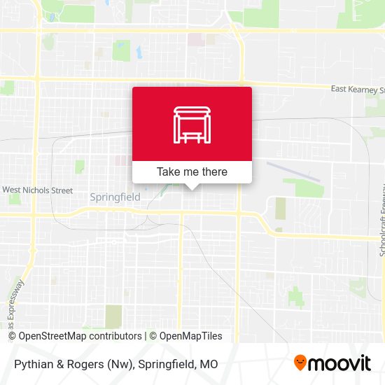 Pythian & Rogers (Nw) map