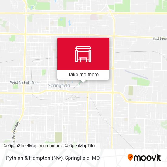 Pythian & Hampton (Nw) map
