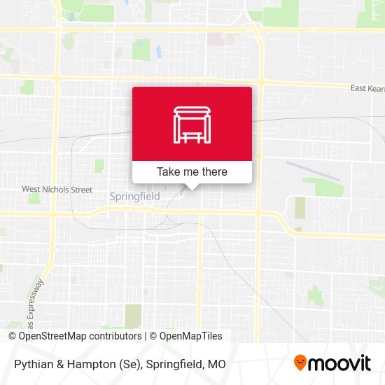 Pythian & Hampton (Se) map