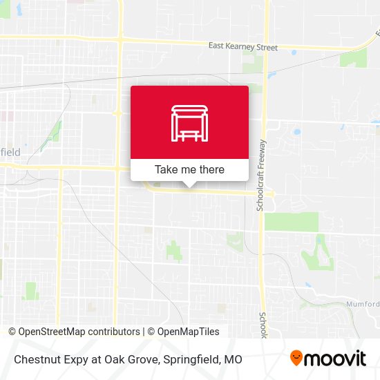 Chestnut Expy at Oak Grove map