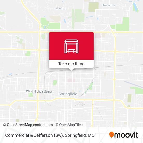 Mapa de Commercial & Jefferson (Sw)