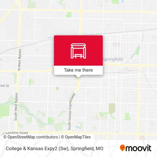 Mapa de College & Kansas Expy2 (Sw)