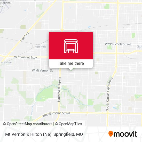 Mt Vernon & Hilton (Ne) map