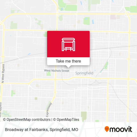 Mapa de Broadway at Fairbanks