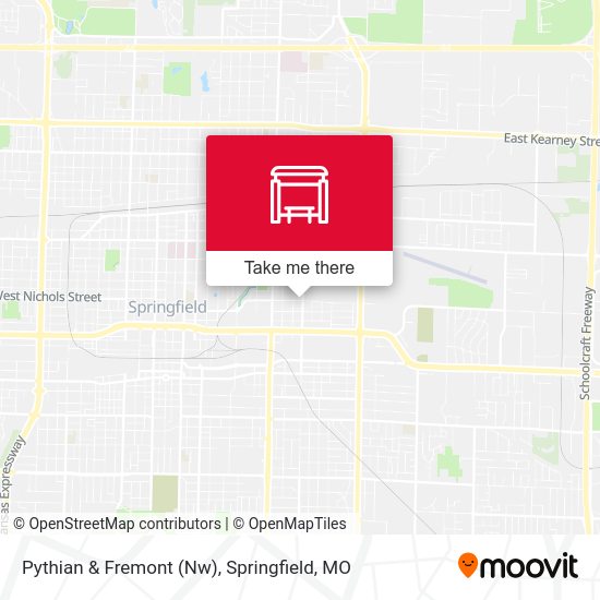 Pythian & Fremont (Nw) map