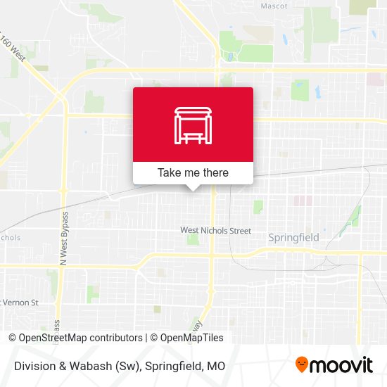 Division & Wabash (Sw) map