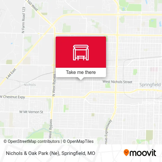 Mapa de Nichols & Oak Park (Ne)
