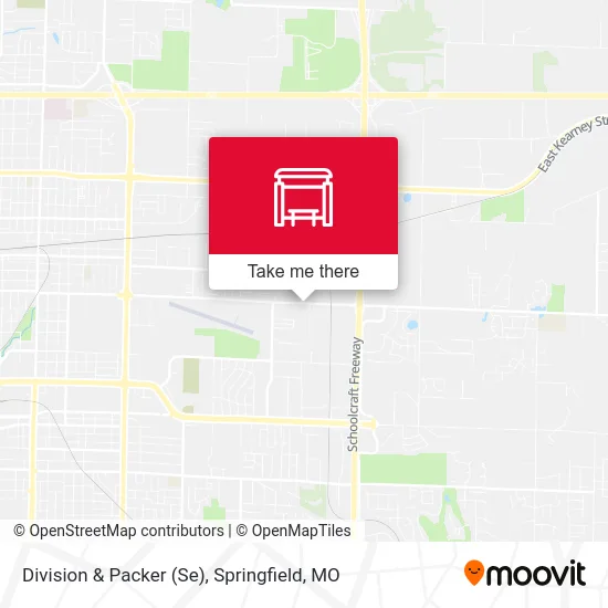 Mapa de Division & Packer (Se)