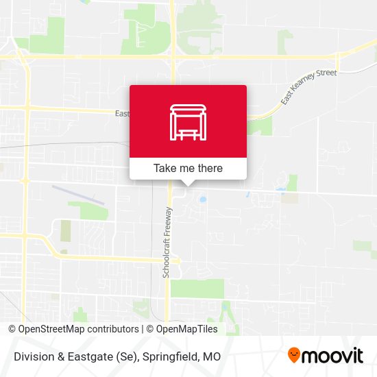 Division & Eastgate (Se) map