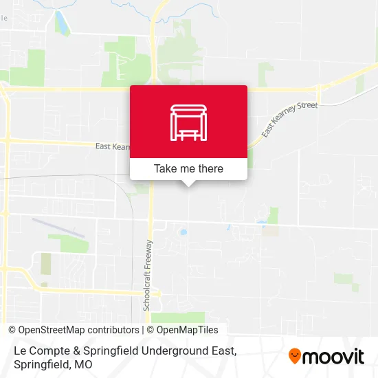 Mapa de Le Compte & Springfield Underground East