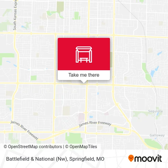 Mapa de Battlefield & National (Nw)