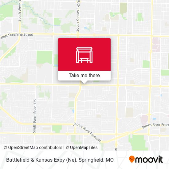 Mapa de Battlefield & Kansas Expy (Ne)
