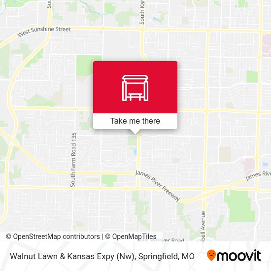 Mapa de Walnut Lawn & Kansas Expy (Nw)
