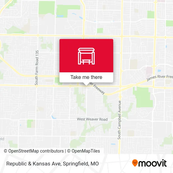 Mapa de Republic & Kansas Ave